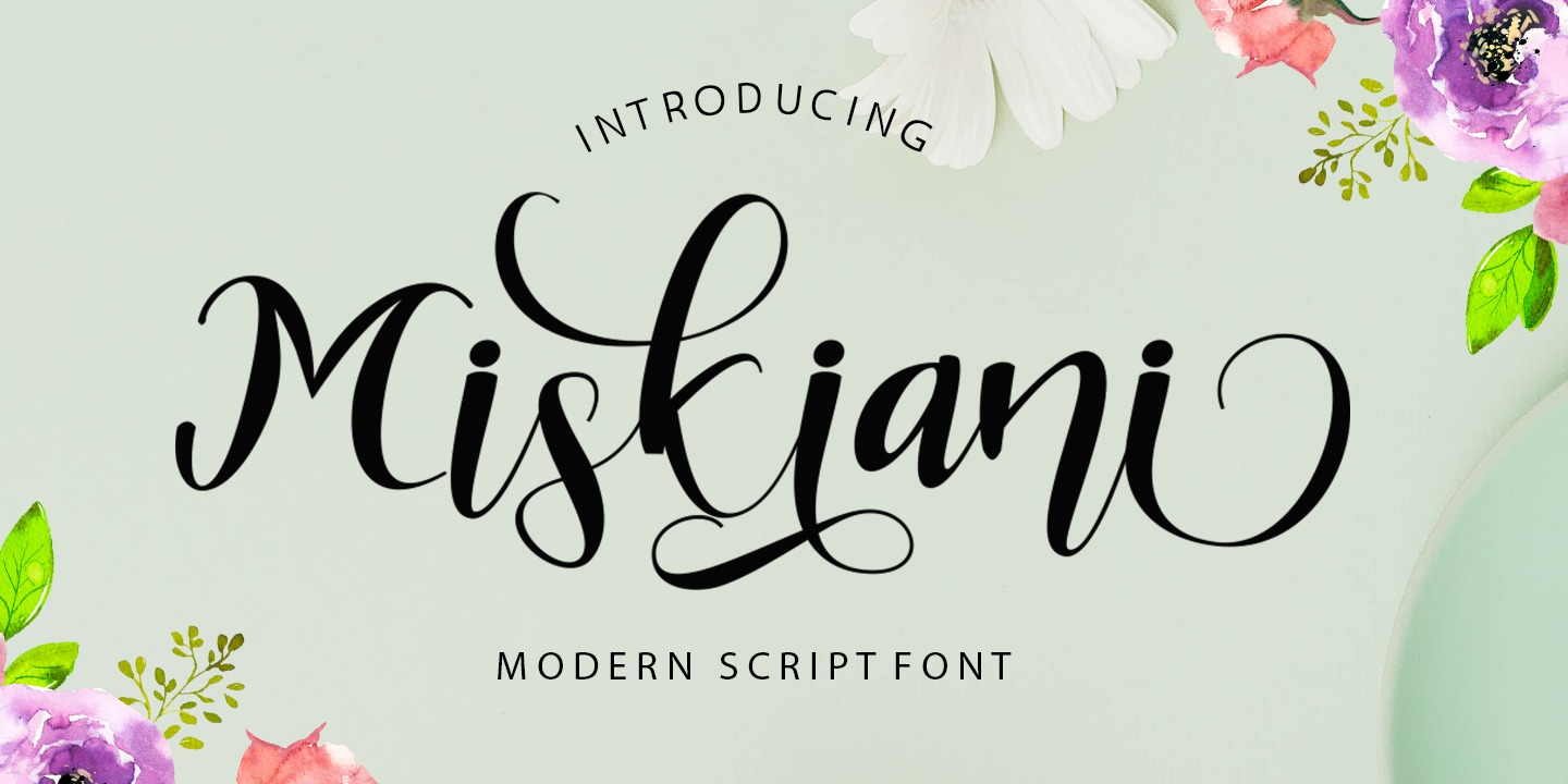 Miskiani Script Font preview